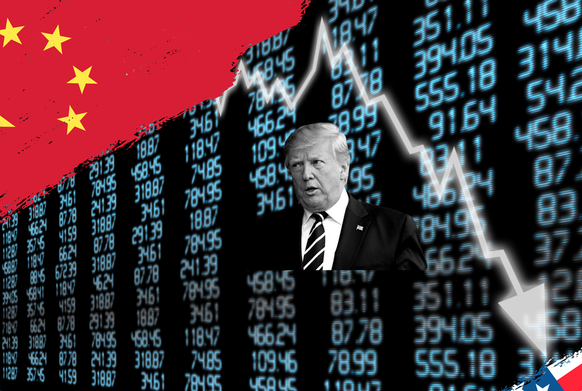 Dow Drops Trump Graphic