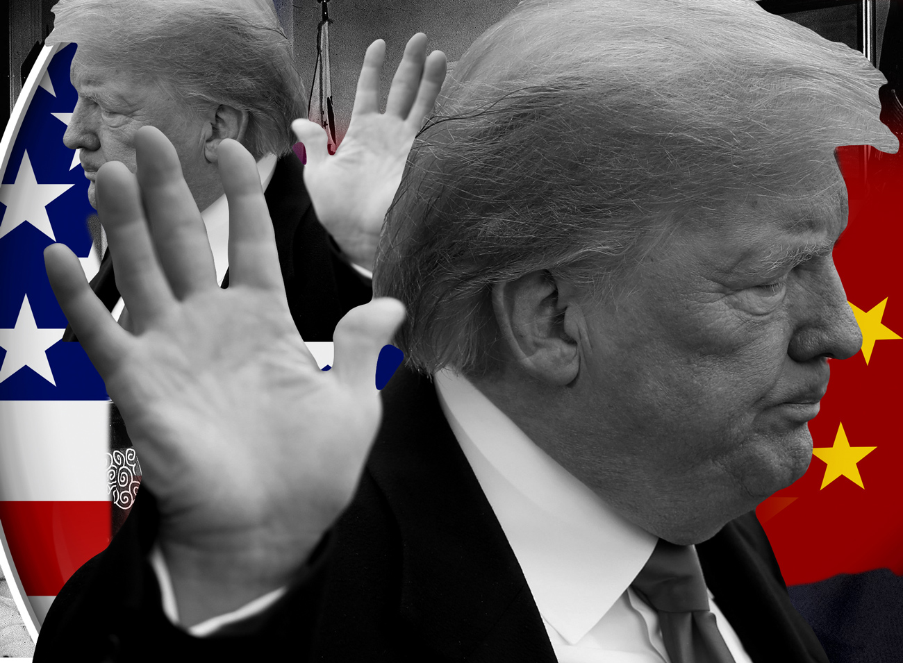 Trump & China Photo Montage / Lynxotic