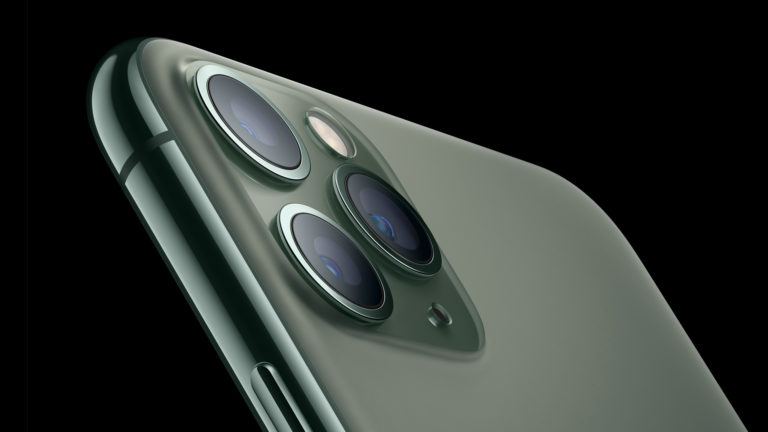 iPhone 11 Pro from the side angle