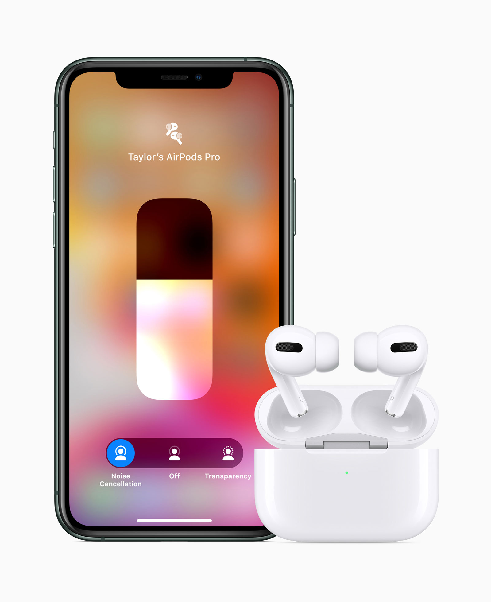 AirPod Pro with iPhone 11