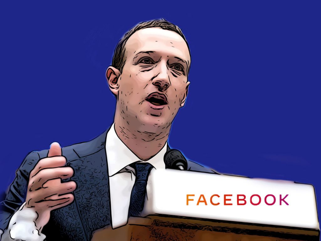 Zuckerberg Facebook Graphic Collage