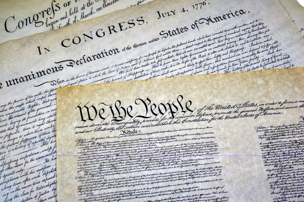 US Constitution and Bill of Rights