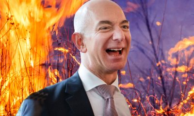 Aussie Brushfire Jeff Bezos Collage