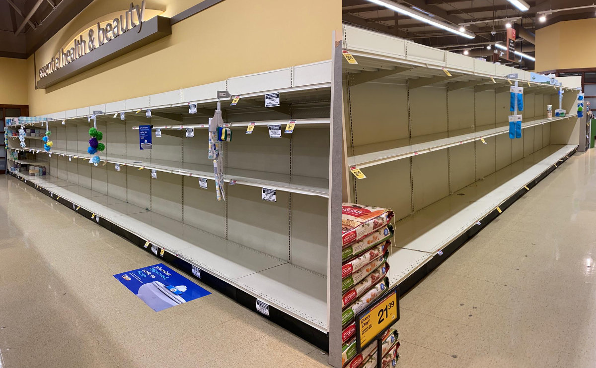 Empty Shelves in USA
