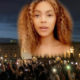 Beyonce superimposed on US Capitol BLM protest