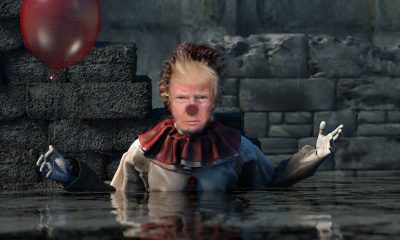 Trump as a Scary Clown