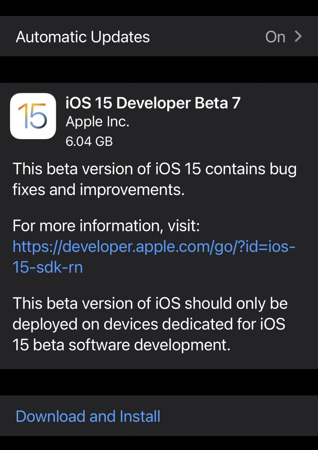 Breaking Story: Apple iOS 15 Beta 7 released - Lynxotic