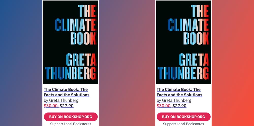 climate book Greta Thunberg cover art